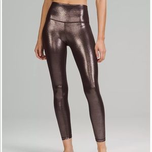 lululemon Align High-Rise Pant 25" Shine- Size 12